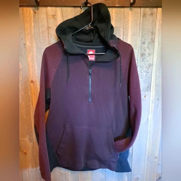 Men's Small Nike Half Zip Hoodie - Picture 1 of 2